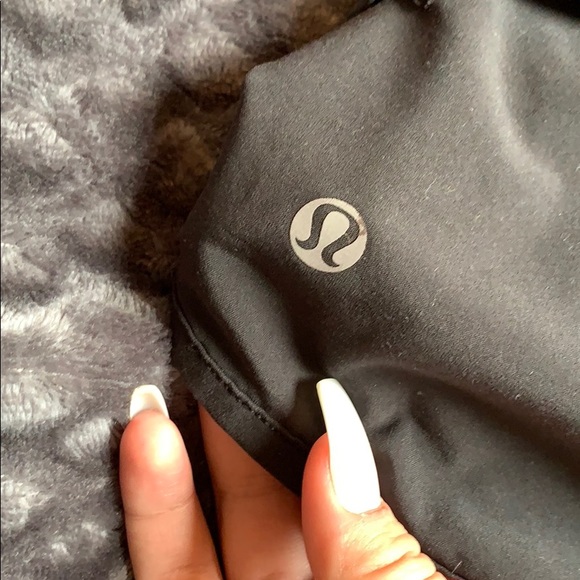 Size two black lululemon shorts - Picture 3 of 5